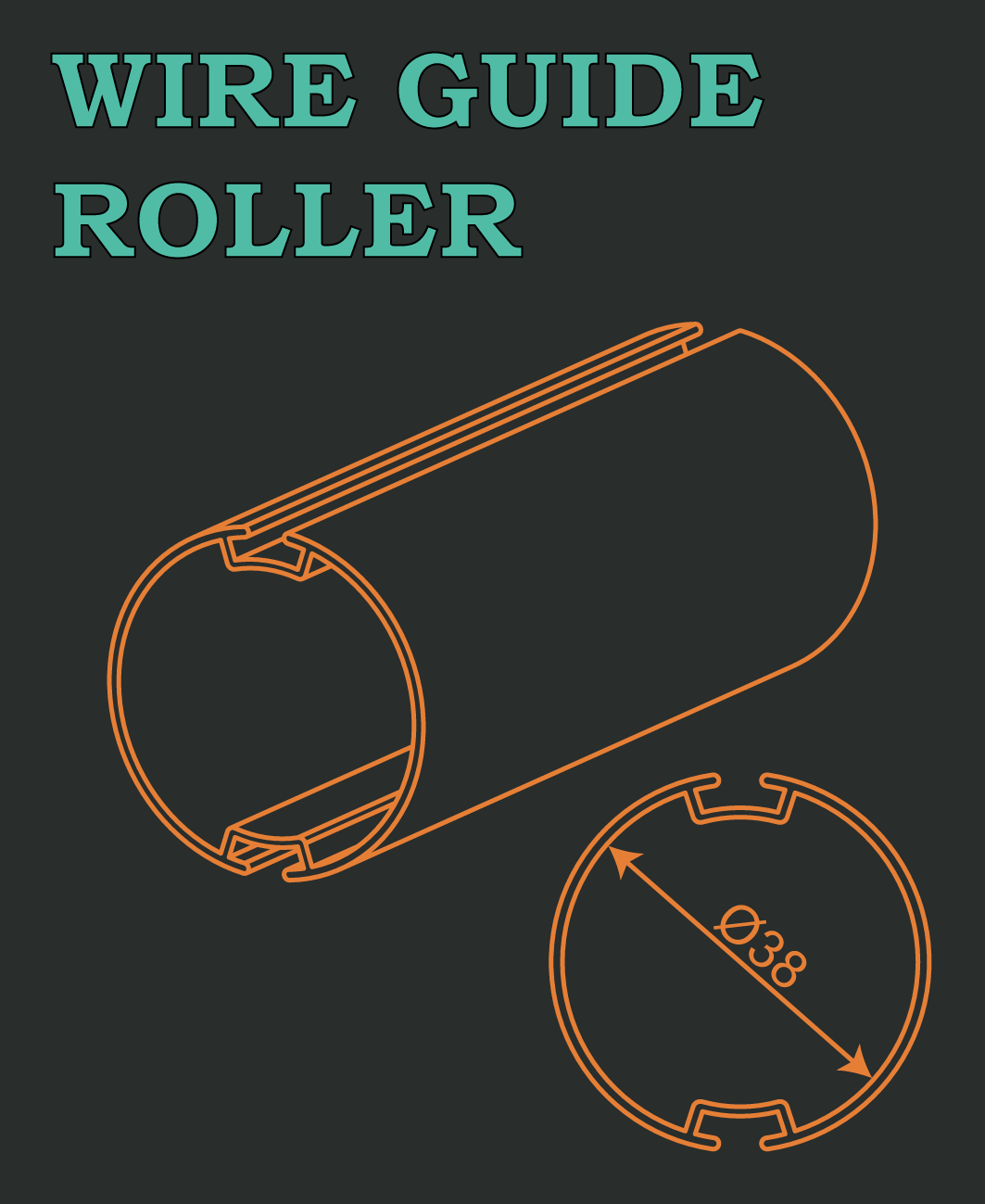 WIRE GUIDE ROLLER